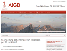 Tablet Screenshot of aigb.nl